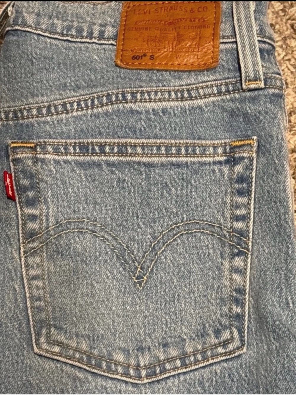 Levi's Women's Light Blue High-Rise 501® Jeans